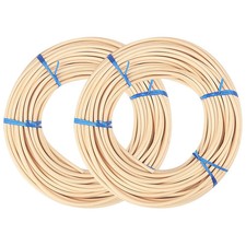 2 rolls  8 Spline, 66 Ft Each roll Reed Spline, Diameter 0.2 In  5mm  Natural ...