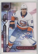 2021-22 Upper Deck Premier Auto Brock Nelson #33 Auto 12mg