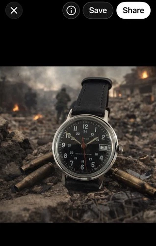 VINTAGE TIMEX SPRITE MILITARY STYLE MADE IN GREAT BRITAIN  1973