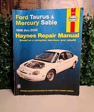 Haynes Repair Manual #36075 for 1996 to 2005 Ford Taurus & Mercury Sable