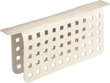 Idesign Euro Plastic Sink Saddle, Kitchen Glassware Protector for Pots, Pans