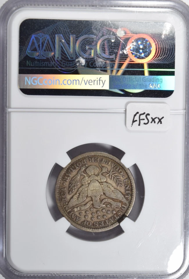 1897-S BARBER QUARTER ~ NICE ORIGINAL NGC VG10 BORDERLINE FINE! - Image 2 of 4