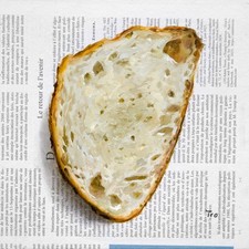 Eine Scheibe Brot Gemälde auf