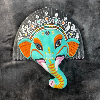 Paper Mache Ganesh Mask