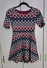 Sweet Heart Rose Girls Reversible Dress, Medium Size