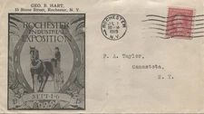 Advertising Cover Rochester NY Industrial Exposition Horse Carriage 1919