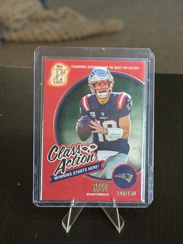 2025 Topps Signature Drake Maye Base (RAW)