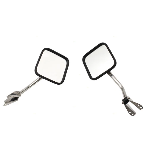 Manual Mirror fits 1959-1983 CJ5 Set 1959-1975 CJ6 1976-1986 CJ7 1959-1966 DJ3