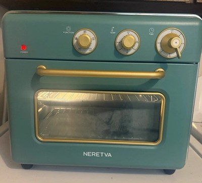 Neretva PE7920U Toaster Oven 1500W 20L 120V 60-Min Timer Green