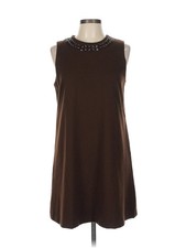 Isaac Mizrahi for Target Women Brown Casual Dress L