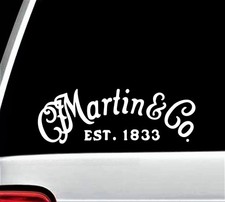 Martin Guitars Decal for windows and cases and others