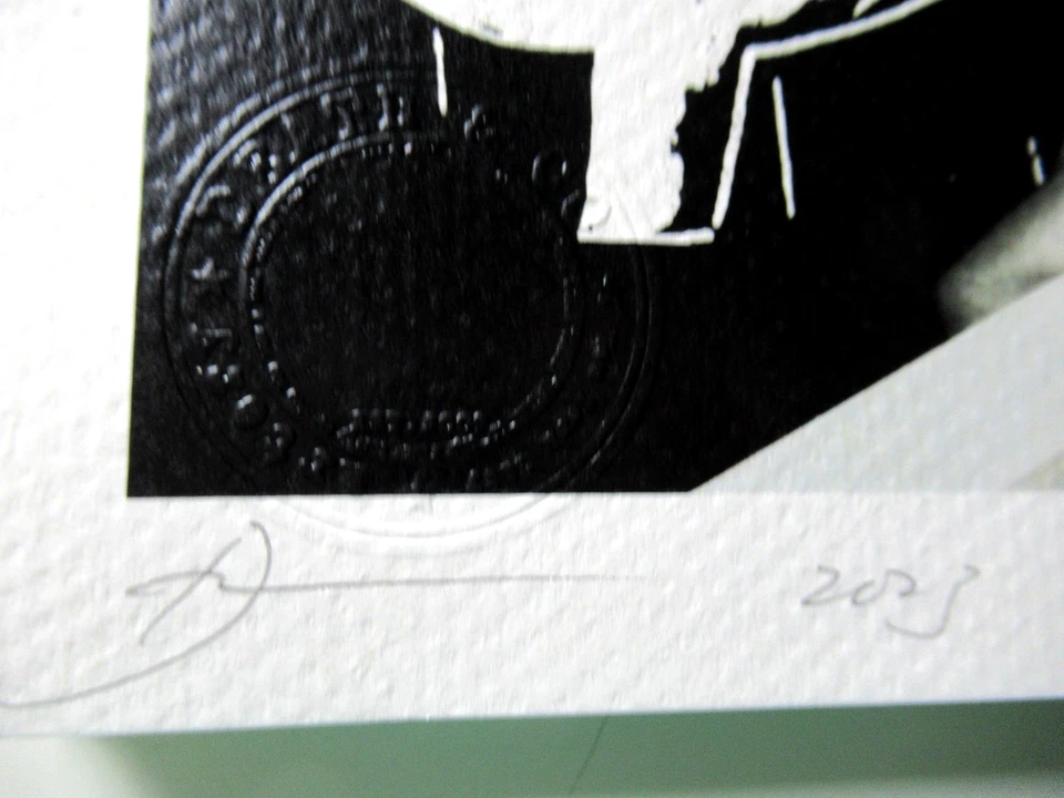 DEATH NYC (1979) SIEBDRUCK VON 2023 ORIGINAL HAND SIGNIERT, NUMMERIERT 32x45cm - Bild 3 von 4