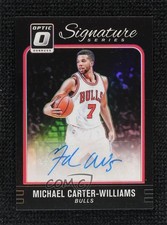 2016 Panini Donruss Optic Black Prizm 1/1 Michael Carter-Williams #25 Auto 2d0
