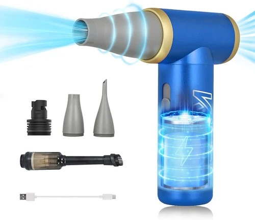 KICA JetFan 2 Kit 2-in-1 Air Duster & Staubgebläse 101000 U/min, Wiederaufladbar