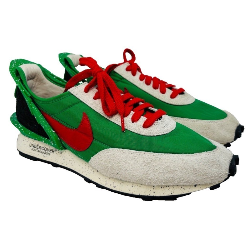 Nike x Undercover Daybreak Shoes Lucky Green Red CJ3295-300 Womens