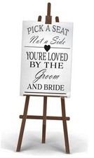 Rustic Wooden Signs Pick a Seat Not A Side Sign You Are Loved by the Wood18