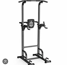 Sportsroyals Power Tower Pull Up & Dip Station – Multi-Function Home Gym