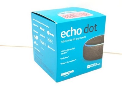 Amazon B07FZ8S74R Echo Dot 3rd Gen Alexa Smart Speaker WiFi Bluetooth
