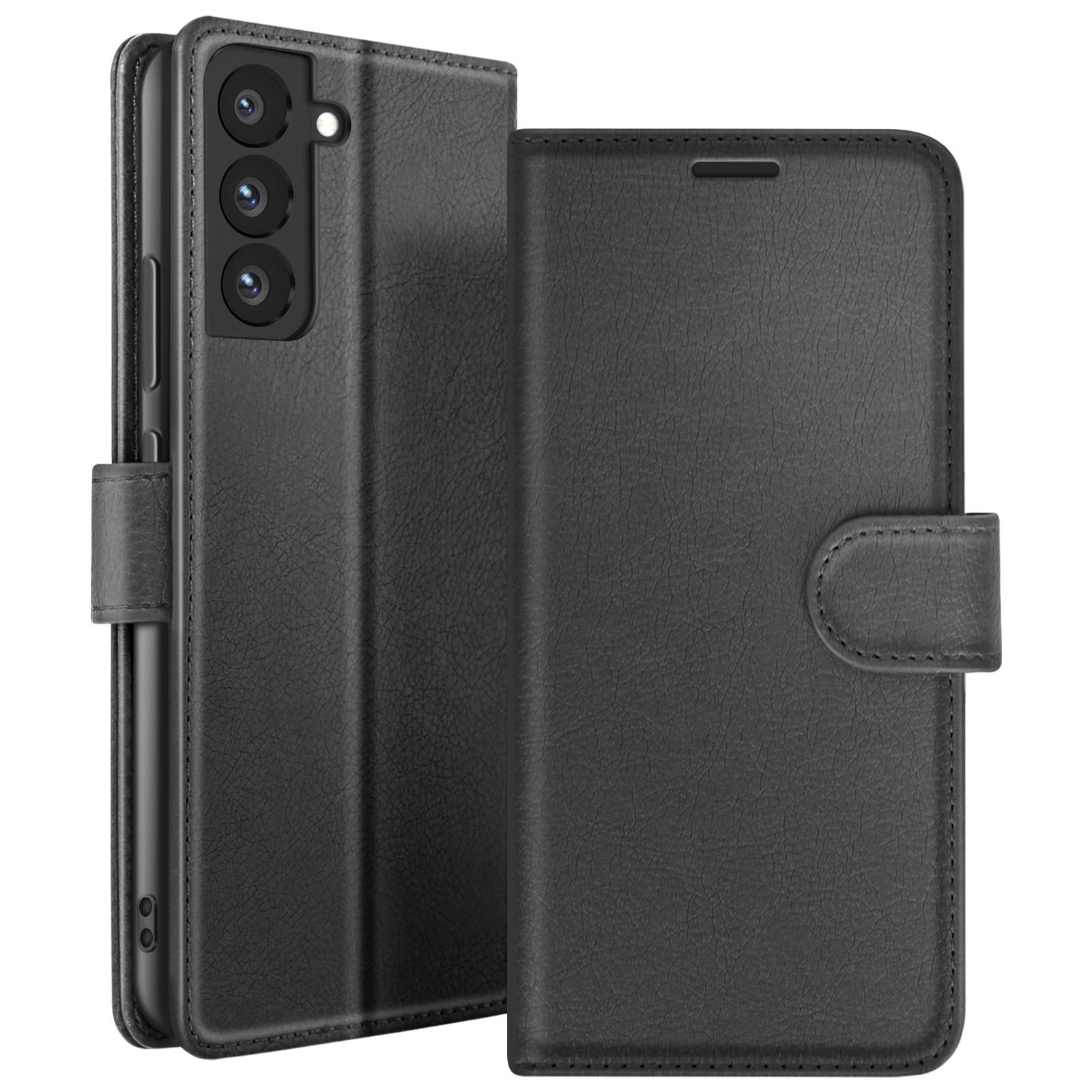 Coque Portefeuille Galaxy S22 Zanaé Antichoc avec Support et Dragonne
