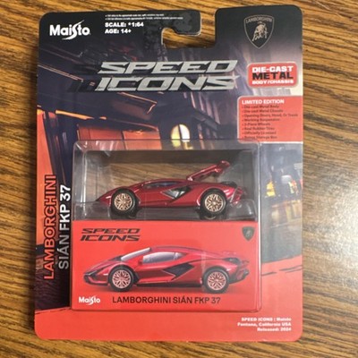 Maisto Speed Icons Lamborghini Sian FKP 37 1:64 Diecast Car Red