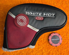 ODYSSEY WHITE HOT XG BLADE PUTTER HEADCOVER BLACK - WHITE - RED - GRAY MARKER