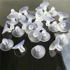 10x Vacuum Suction Cup Pads Strong Non Slip Glass Table Sucker Transparent