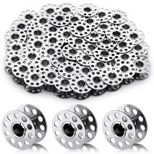 50 Pcs Metal Bobbins Sa156 Class 15 for Sewing Machine Bobbins with Bobbin Case