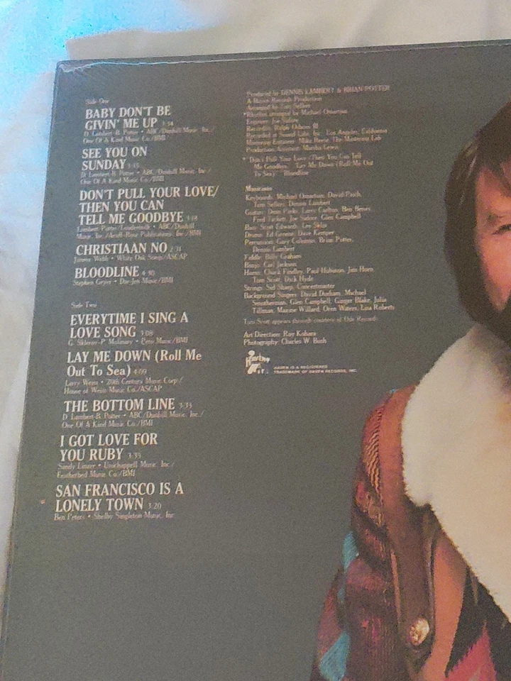 Glen Campbell Bloodline 1976 Lp Factory Sealed Original Pressing Sw511516 Mint- - Image 2 of 4