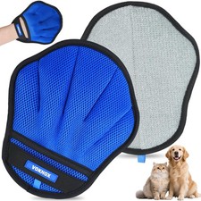 Pet Hair Removal Glove for Dogs Cats, Electrostatic Five-Finger Hair Remover