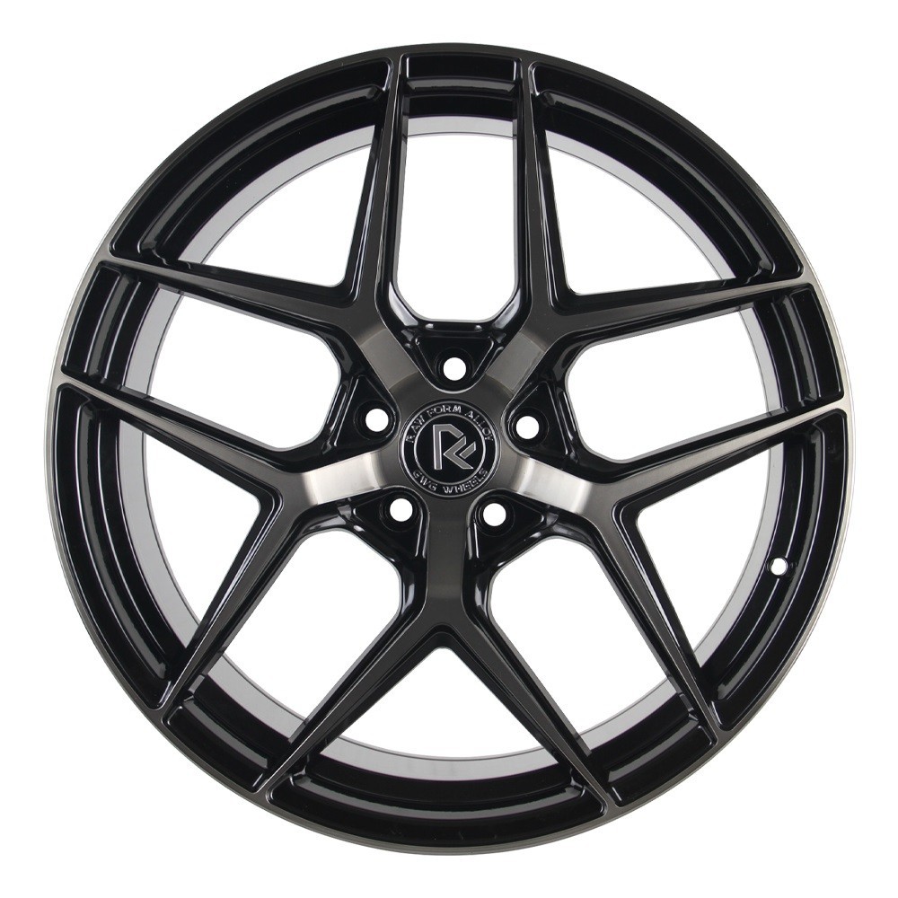 RF6 20 inch STAGGERED Gloss Black Tint Rims fits MASERATI COUPE 4200 02