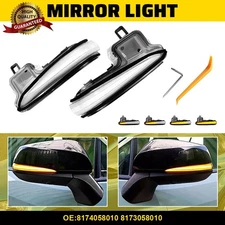 Sequential LED Side Mirror Turn Signal Lights For Toyota Highlander 2020-2023