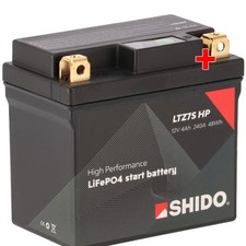 Batterie für Honda XL 125 V Varadero JC32A 7 2007 Shido Lithium YTZ7S HP