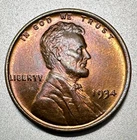 1934  LINCOLN CENT   CHOICE BU RB  #1885