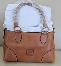 NEW Dooney  Bourke Florentine Satchel 30 Natural