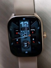 Curve Smartwatch for Men and Women 2.01" Fitness Black AOLON, Samsung or iPhone