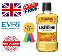 Buy 2 Get 1 Free - 250ml LISTERINE Original Mouthwash Gum Problem Bad Breath 