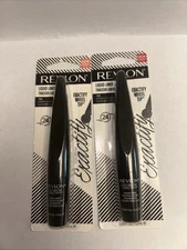 2 PACK REVLON COLORSTAY EXACTIFY WHEEL TIP LIQUID LINER 102 SPARKLING BLACK
