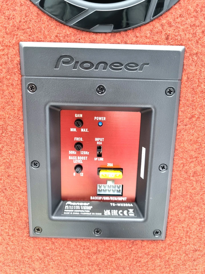 Pioneer TS-WX300A 1300 Watt aktiv Subwoofer 30cm Bassreflex Auto Aktivsub - Bild 3 von 4
