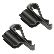 Black Golf Club Bag Clip On Putter Clamp Holder Putting Organizer Ball Marker