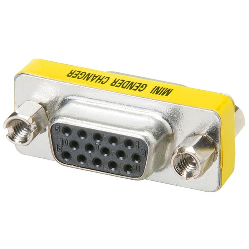2x VGA Joiner Kupplung Gender Changer Adapter Konverter Buchse Kabel Extender - Bild 2 von 4