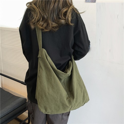 Women Girls Canvas Tote Bag Crossbody Satchels Handbags Travel Shoulder Bags - Bild 11 von 12