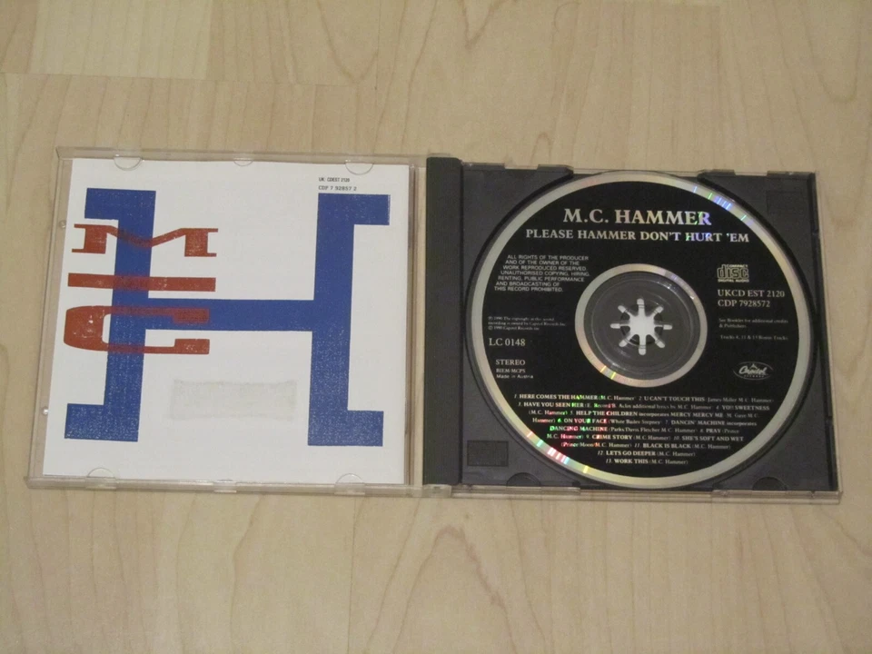*123* CD M.C. HAMMER - PLEASE HAMMER DON'T HURT 'EM - CAPITOL RECORDS - Bild 3 von 3