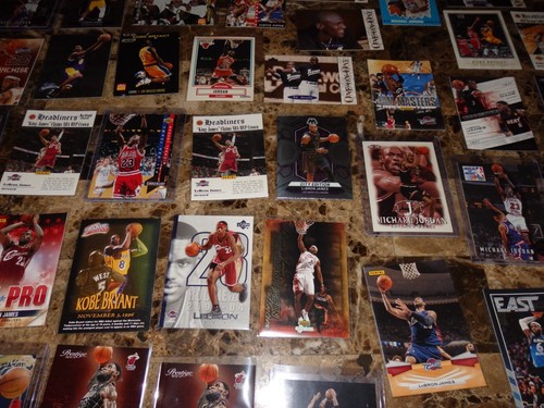 Lotto 40 carte Kobe Bryant, Michael Jordan, LeBron James *inserti SP++ vedi foto - Foto 6 di 14