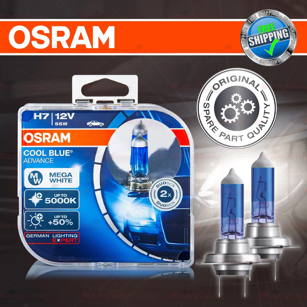 H7 477 white bulb deals