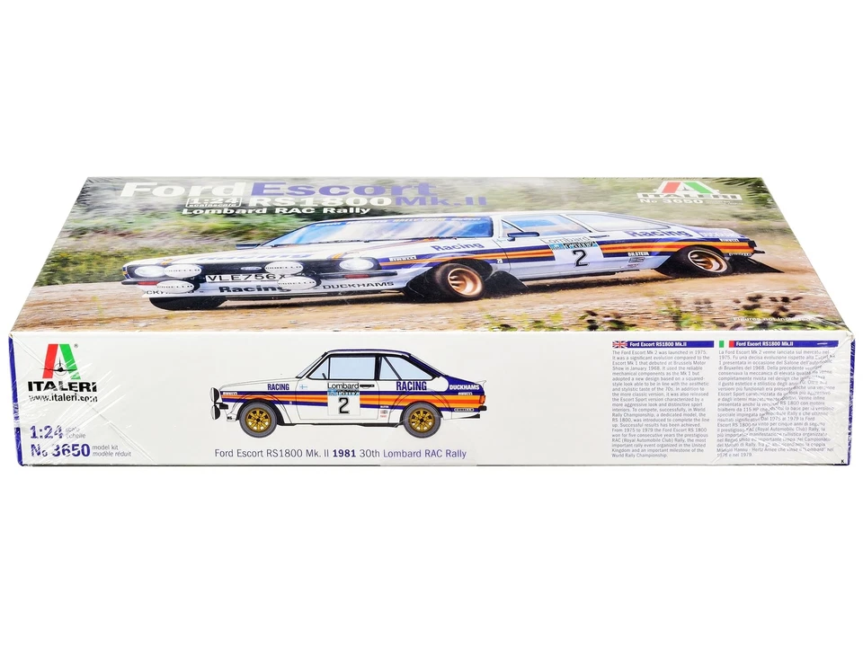 Kit Modelo Skill 2 Ford Escort RS 1800 Mk.II #2 Lombard RAC Rally (1981) 1/24 Sca Foto 2 de 4