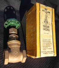 New Hammond 1/2" GATE VALVE No. H 602 Threaded High Strength Alloy Non-Heat Type