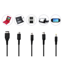 5 in 1 USB Charger Charging Cable Cords for Nintendo NDSL NDS NDSI XL 3DS