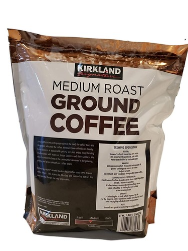 KIRKLAND SIGNATURE Medium Roast Coffee, 2.5 Lb, Brown, 40 Ounce (Pack of 1) - Afbeelding 3 van 4