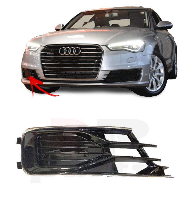 Stoßstangen Blende Rechts Für Audi A6 C7 - Mit Nebelscheinwerfer Öffnung