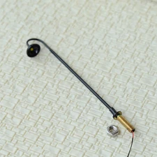 5 x O scale LED station light model train railroad street path lamp post #705sBL